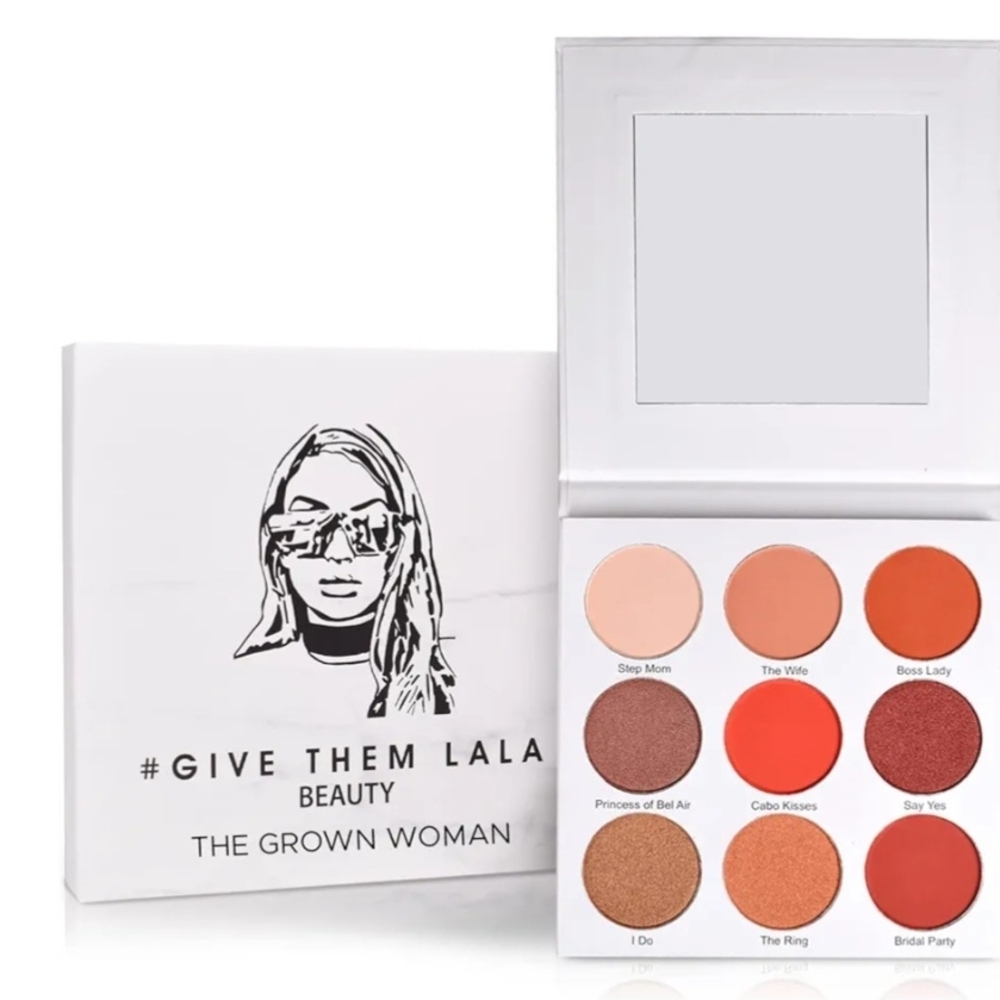 Red and Orange Eyeshadow Palette